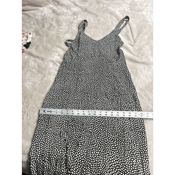 Satlwater Luxe Women's Size XS Black White Sleeveless Open Back Maxi Dress - Picture 8 of 9